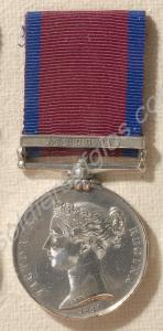 Military General Service Medal with clasp for Albu
