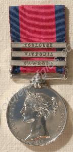 Military General Service Medal with clasps for Bar