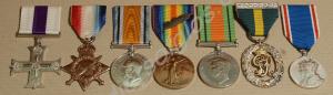 Group of seven medals; Military Cross, 1914-1915 S