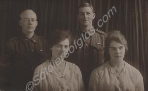 Two Australian soldiers with two ladies c. 1920.
