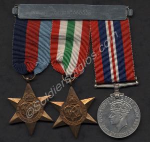 Group of three medals; 1939-45 Victory Medal and R
