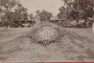 MTTS Badge Display.  India c. 1918.