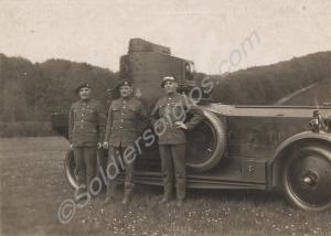 Three sergeants of the Royal Gloucestershire Hussa