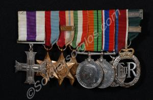 Group of eight medals; Military Cross, 1939-45 Sta