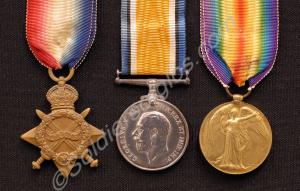 Group of two medals; British War Medal, Allied Vic