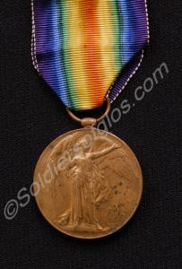 Allied Victory Medal. Awarded to 2070 Private W.F.