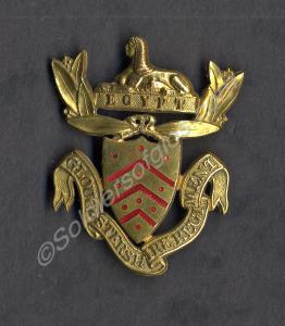 Gloucestershire Regiment officer's guilt forage ca