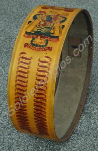 Bass drum shell.  4th (Territorial) Battalion, The