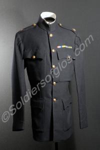 Blue serge jacket with medal ribbons. Major J.R.L.