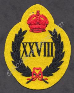Woven badge worn by the Athletics Team, 1st Battal