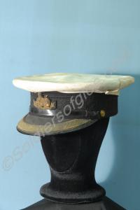 Field officer's forage cap with white cover. Major