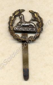 Officer's back badge. Gloucestershire Regiment. Sm