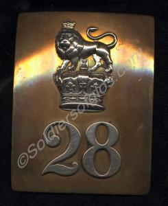 Cross belt plate of the 28th North Gloucestershire