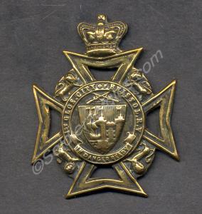Helmet plate.1st Volunteer Battalion, The Gloucest