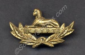 Officer's gilt collar badge. Gloucestershire Regim