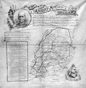 Two 'Absent Minded Beggar' handkerchiefs, on sale
