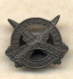 Old Contemptibles Association badge. No. 9868a. c.