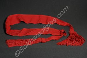Warrant Officer's scarlet sash. Gloucestershire Re