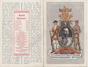 'Bristols' Own' calendar for 1915.  12th Battalion