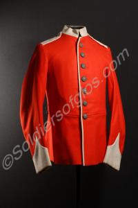 Other Ranks' dress tunic with white facings and no