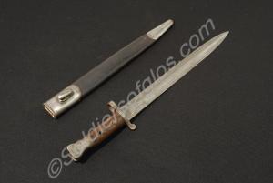 Wilkinson bayonet, No. 718, stamped V/2GR and 5GR.