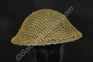 Steel helmet with stencilled Gloucestershire Regim