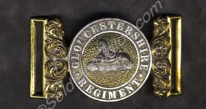 Officer's review order belt buckle clasp. Gloucest