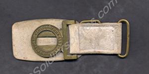 Half of a belt buckle. 28th  North Gloucestershire