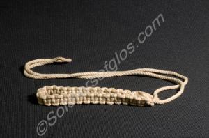 Signaller's lanyard, white cord to fit around the