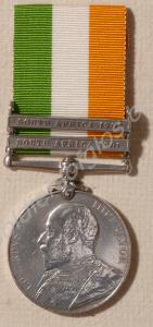 King's South Africa Medal with clasps for South Af
