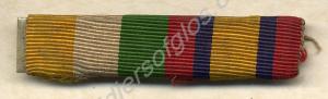 Medal ribbon bar for Queen's South Africa Medal an