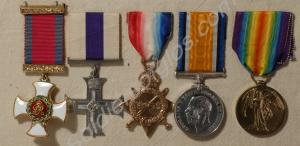 Group of five medals; Distinguished Service Order,
