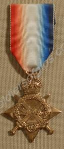 1914-1915 Star. Awarded to 10713 Lance Corporal J.
