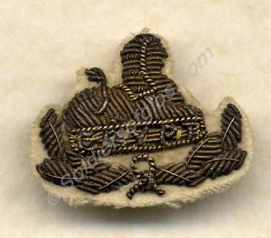 Collar badge as worn on a Gloucestershire Regiment