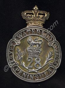 Shako plate, as worn by the 28th (North Gloucester