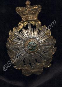 Shako plate, as worn by the 28th (North Gloucester