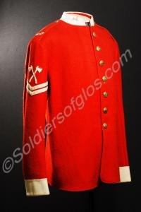 Other Rank's scarlet jacket with white facings and