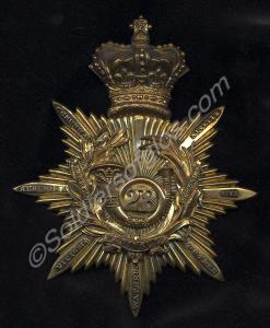 Shako plate, as worn by the 28th North Gloucesters