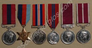 Group of six medals; Distinguished Conduct Medal,