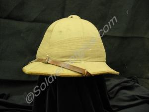 Wolseley pattern pith helmet. Tropical kit, Coloni