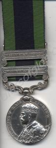 Indian General Service Medal with clasps for Wazir