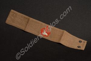 Armlet issued to British army recruits under the '