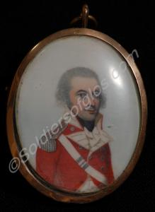 Miniature portrait of James Taylor of the 61st (So