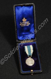 Miniature white metal medal commemorating the Diam