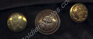 Three miscellaneous buttons, including one from th