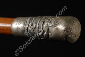 Officers' Gloucestershire Regimental cane. Made of