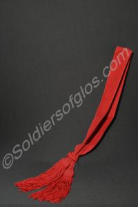 Sergeant's scarlet webbing sash. Gloucestershire R
