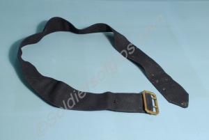 Blue cloth trouser belt for British Army Number On