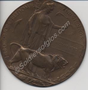 Bronze memorial plaque to 7670 Private William For