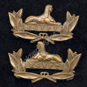 Bronze collar dogs. Worn by officers, Gloucestersh